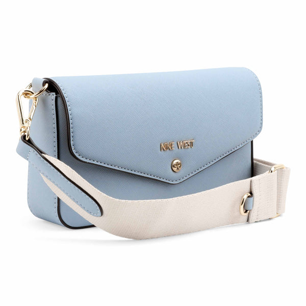 Nine West Peaches Flap Crossbody Handbag with Card Case