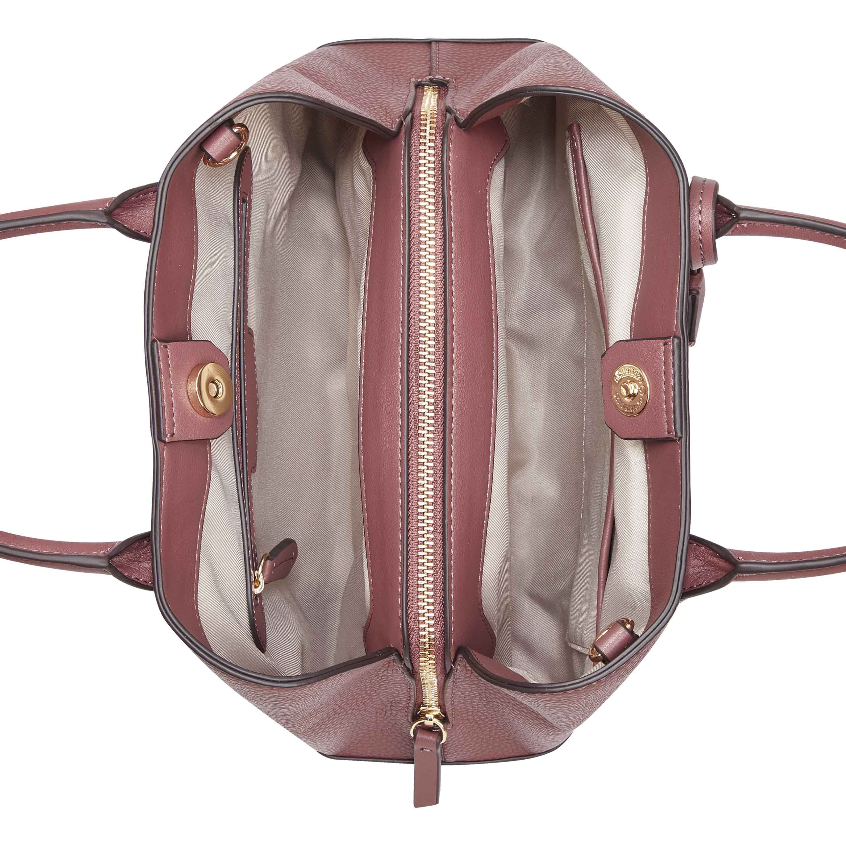 Nine West Brooklyn Jet Set Satchel Handbag – ShopCGX