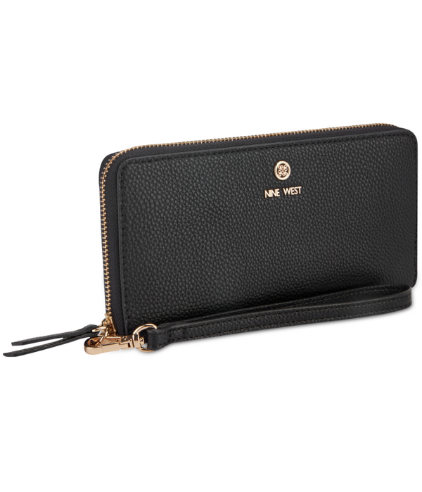 Nine West Linnette Zip Around Wallet With Wristlet