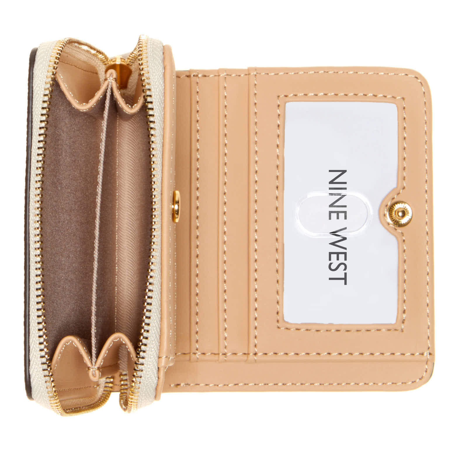 Nine West Womens Linnette Small Zip Around Wallet