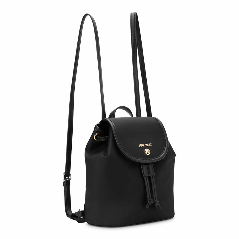 black mini flap backpack Nine West Yoon Small Flap Backpack – ShopCGX