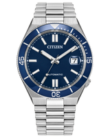 Citizen Mens Tsuyosa Shore Automatic Watch - Silver-Tone Stainless Steel Bracelet