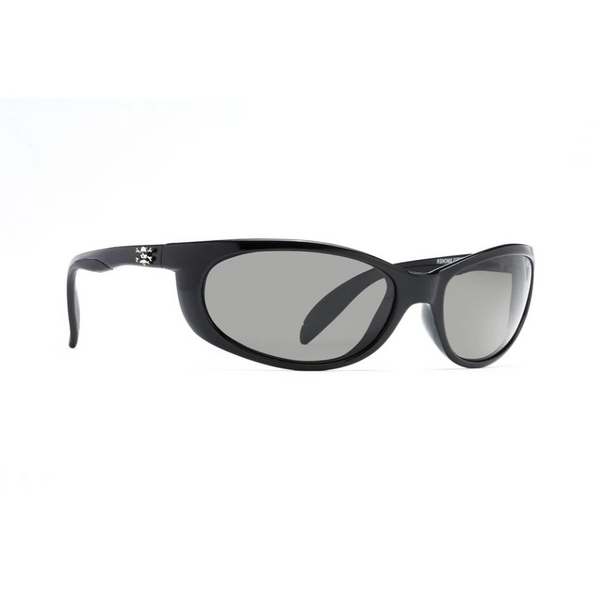 Calcutta Nantucket Shiny Black Frames - Gray Lens - Polarized Sunglasses