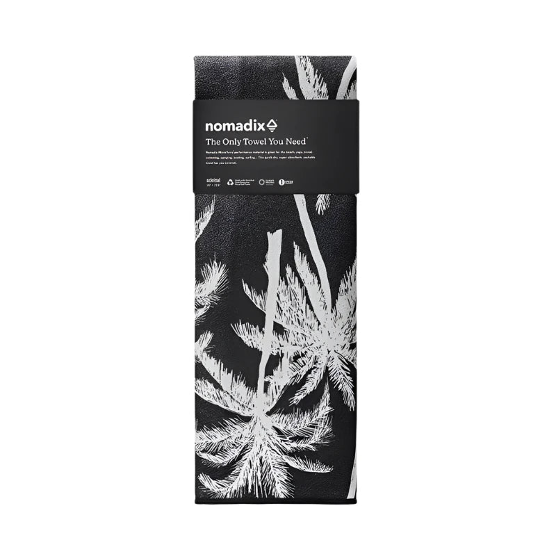 Nomadix Original Towel - Bunch Palms Black