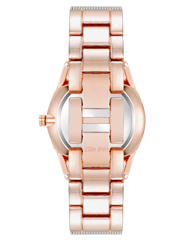 Orologio Oro Orologio Da Donna Nine West – Bracciale A Maglia Orologio Oro Orologio Da Donna Nine West – Bracciale A Maglia
