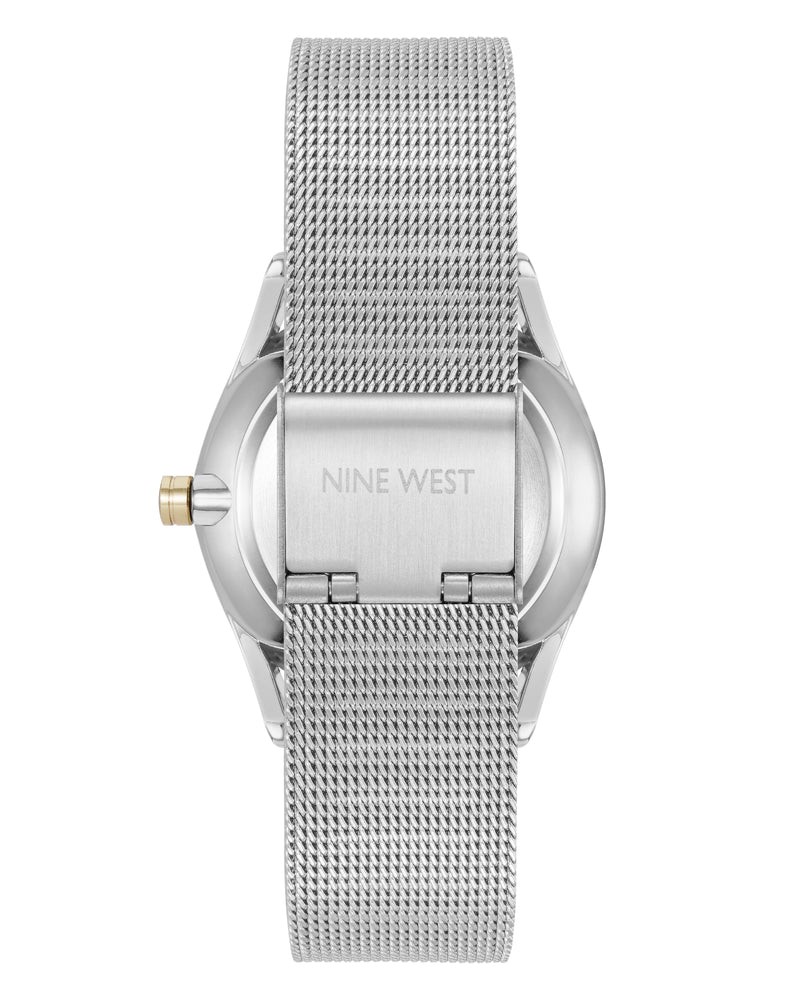 Nine West Womens Mesh Bracelet Watch