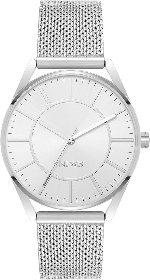 Nine West Womens Mesh Bracelet Watch