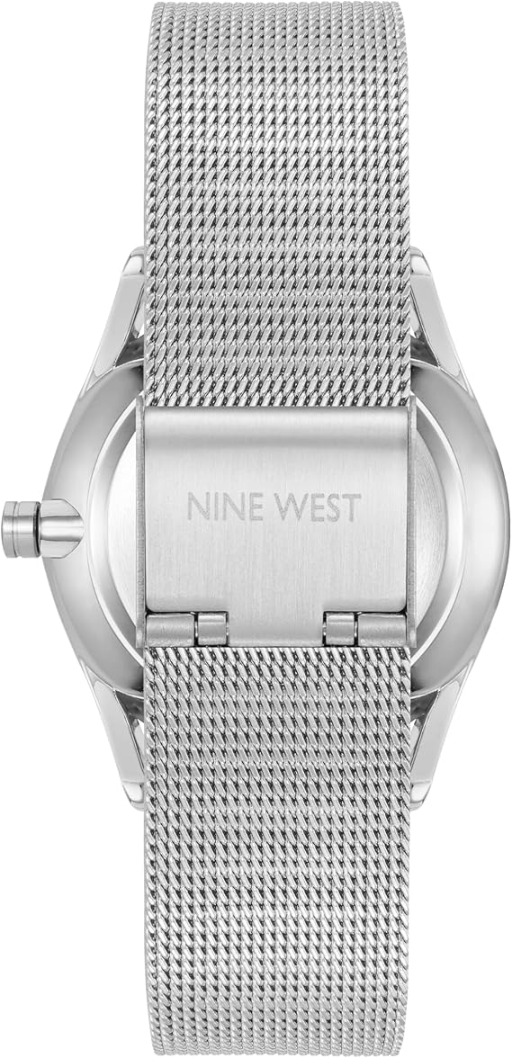 Nine West Womens Mesh Bracelet Watch