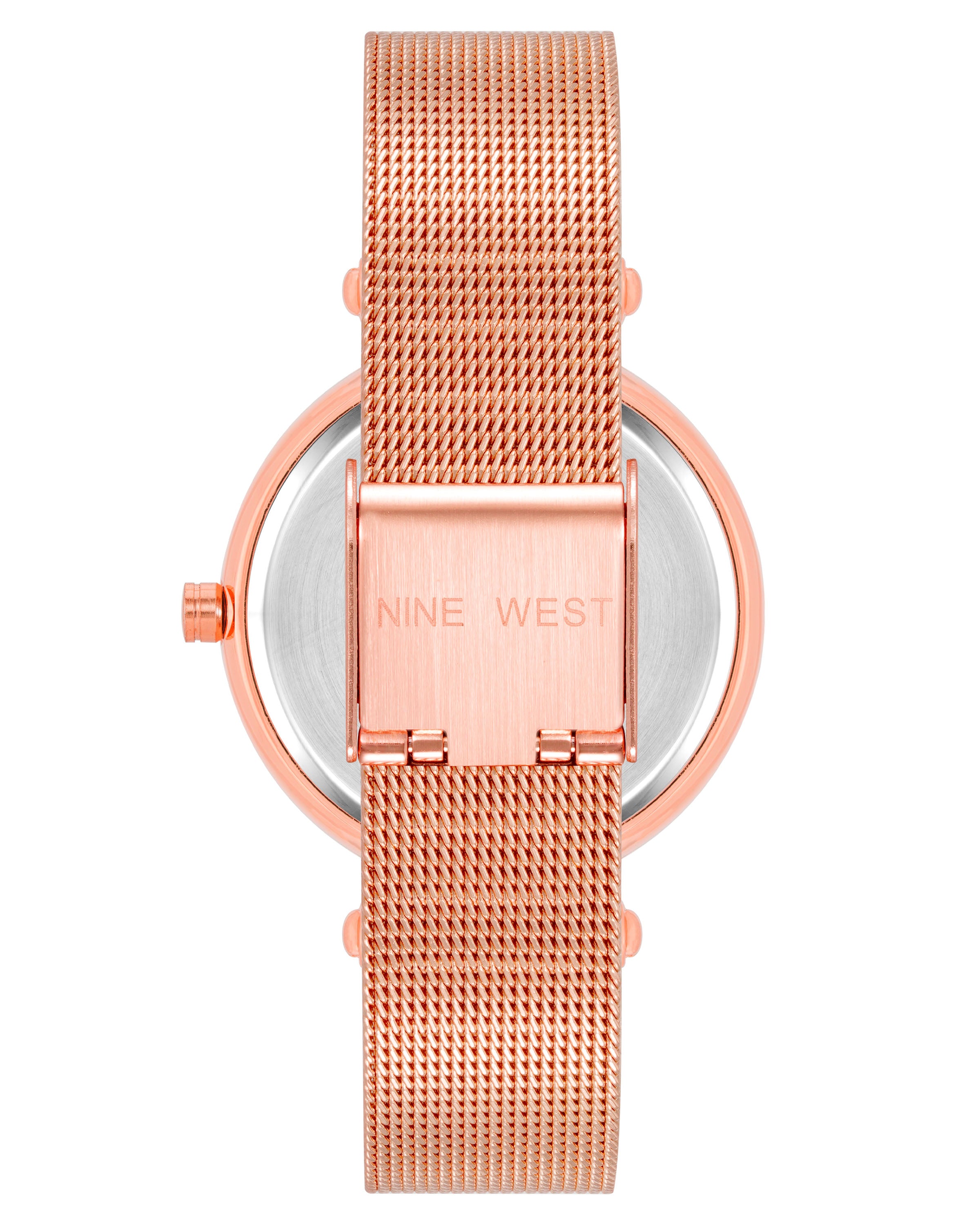 Nine West Womens Mesh Bracelet Watch