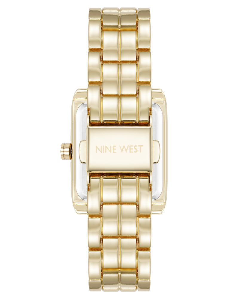 Nine West Womens Square Bracelet Watch