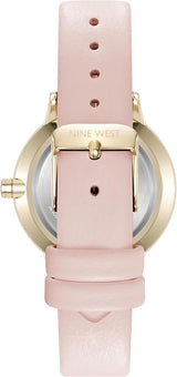 Nine West Womens Round Strap Watch