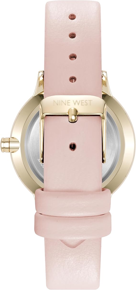 Nine West Womens Round Strap Watch