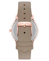 Nine West Womens Round Strap Watch