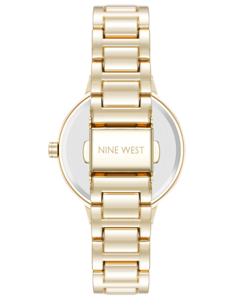 Nine West Womens Round Bracelet Watch