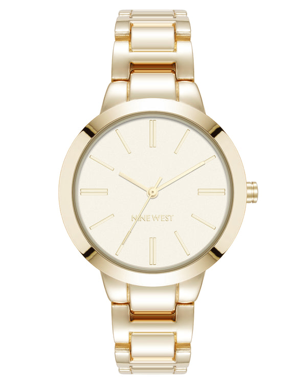 Nine West Womens Round Bracelet Watch