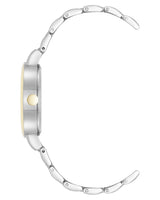 Nine West Womens Round Two-Tone Bracelet Watch