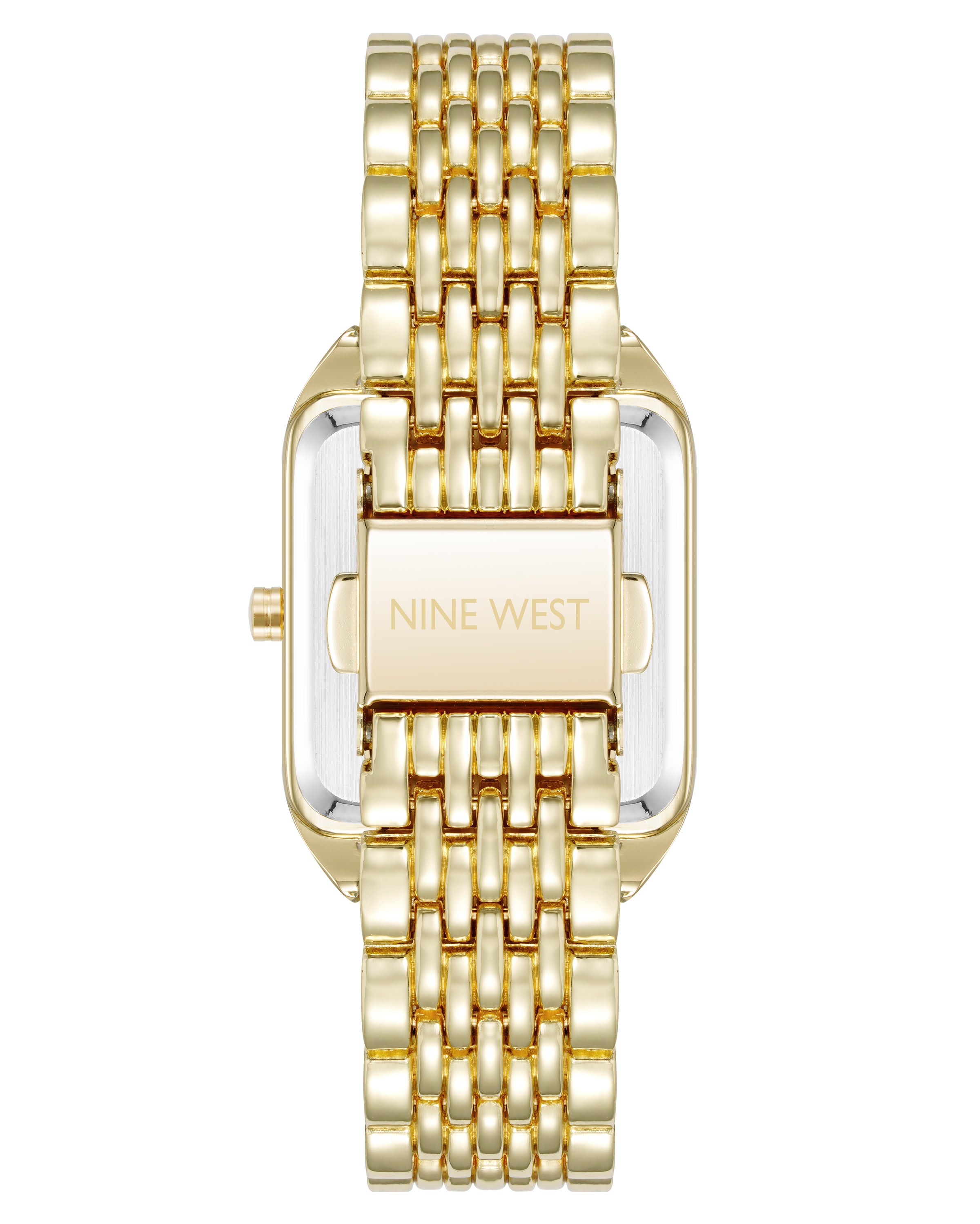 Nine West Womens Square Bracelet Watch