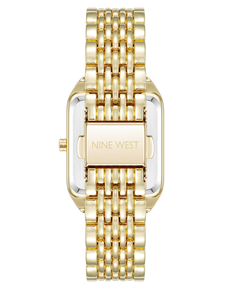 Nine West Womens Square Bracelet Watch