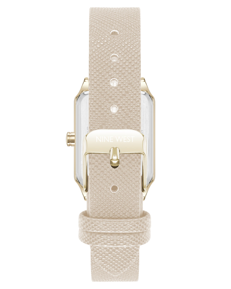 Nine West Womens Square Strap Watch