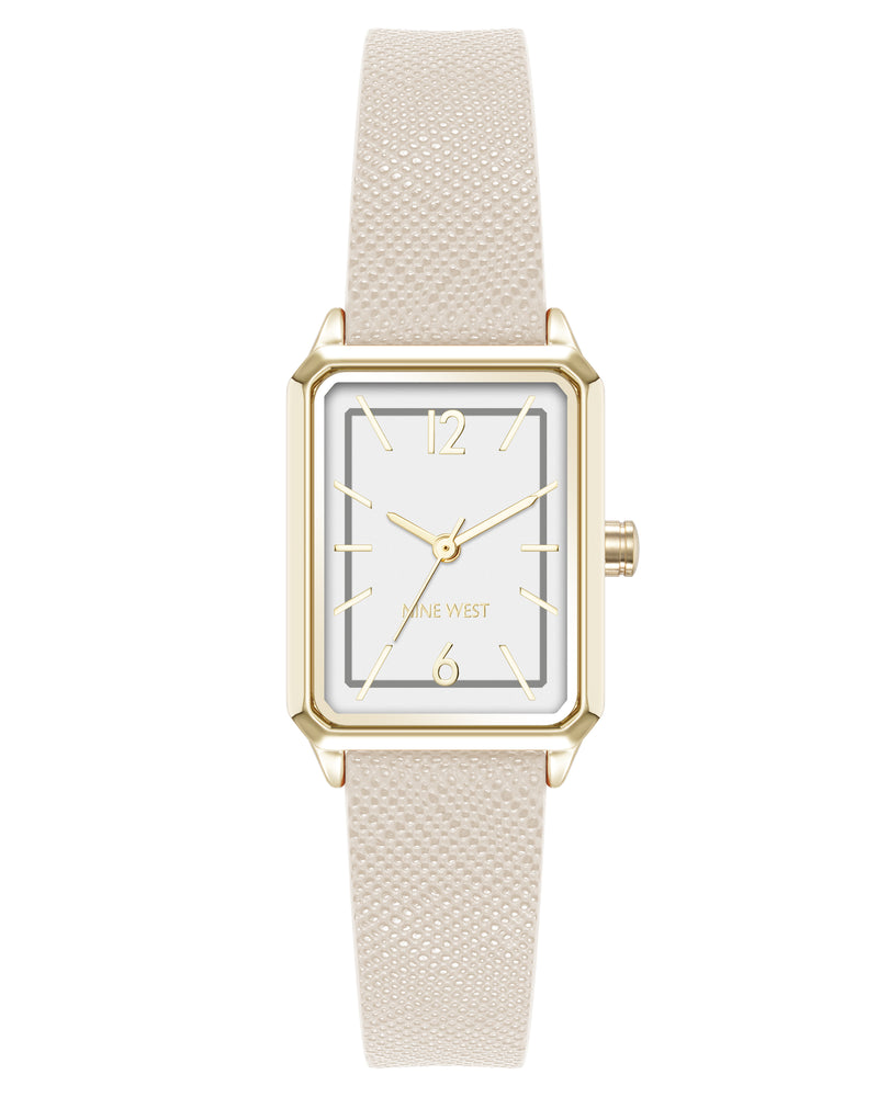 Nine West Womens Square Strap Watch