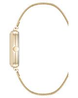 Nine West Womens Square Mesh Watch
