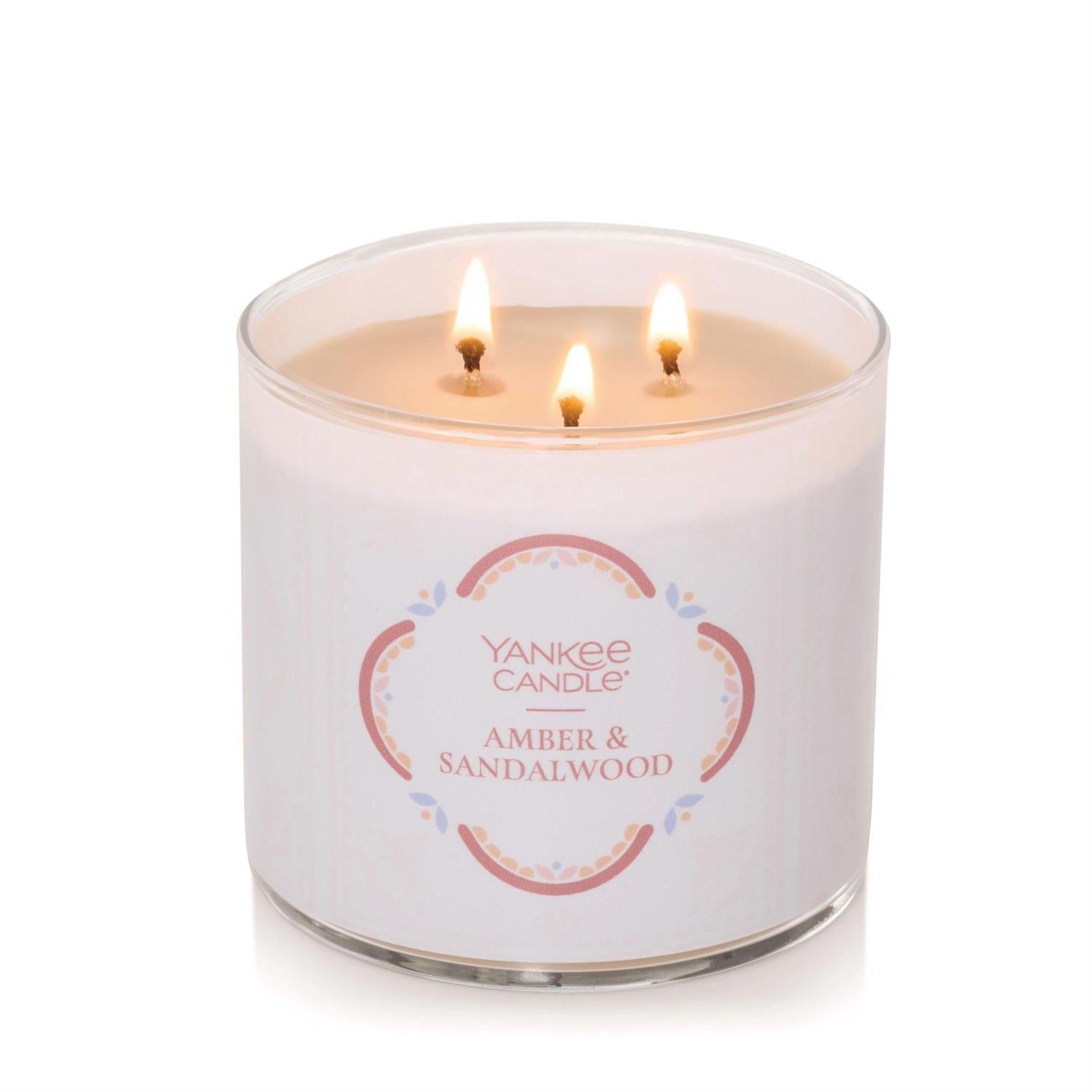 Yankee Candle 3-Wick Candle - Amber & Sandalwood