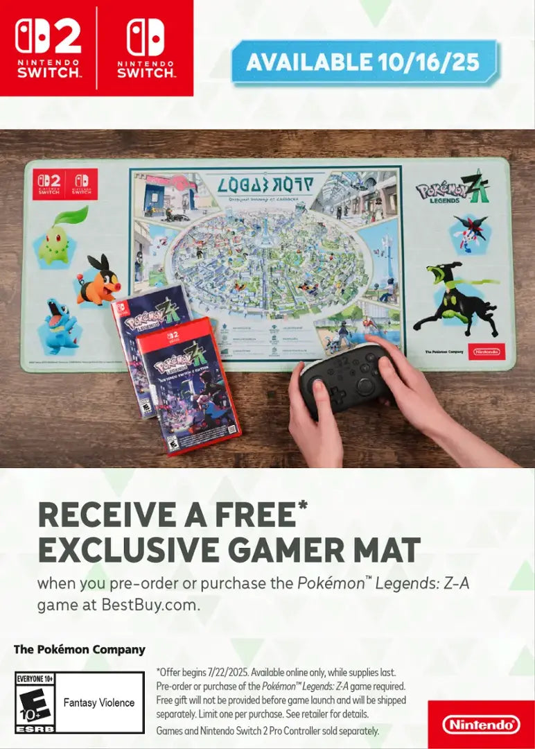 Nintendo Switch 2 Pokémon Legends: Z-A Game