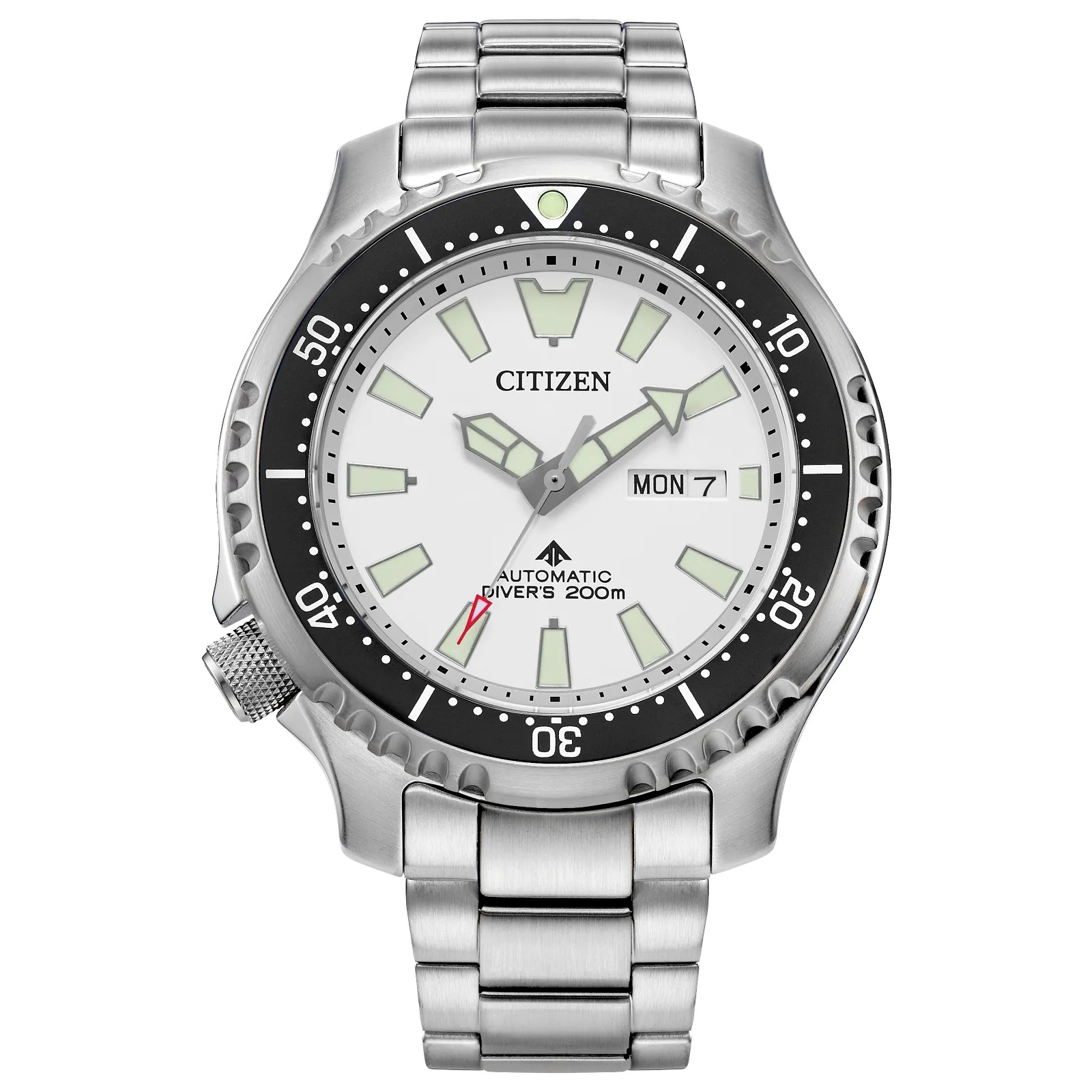 Citizen Mens Promaster Dive Automatic Watch - Silver-Tone Stainless Steel Bracelet