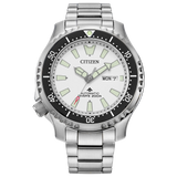 Citizen Mens Promaster Dive Automatic Watch - Silver-Tone Stainless Steel Bracelet