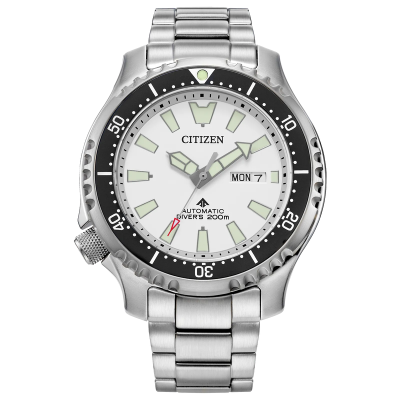 Citizen Mens Promaster Dive Automatic Watch - Silver-Tone Stainless Steel Bracelet