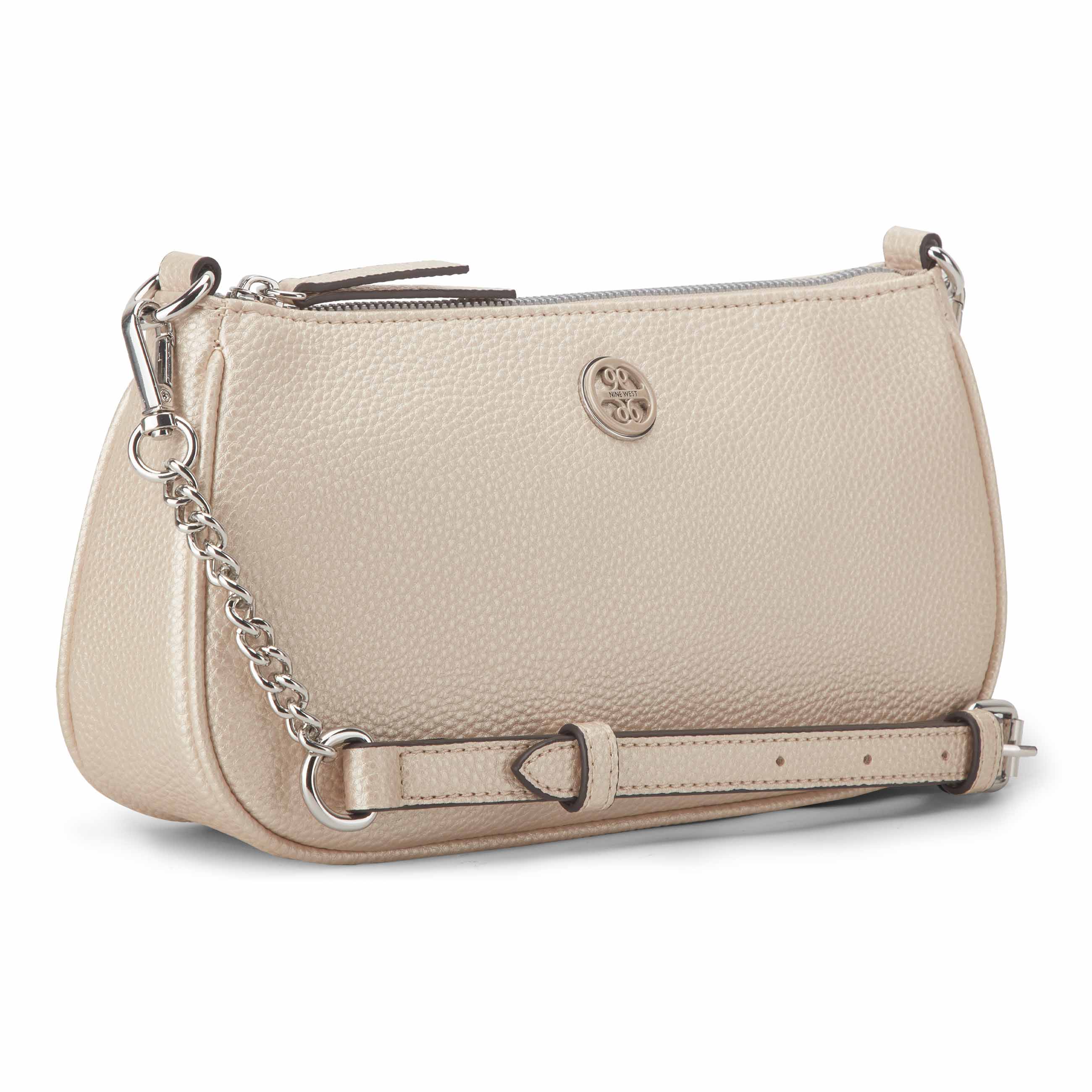 Nine West Avaya Top Zip Chain Crossbody Handbag