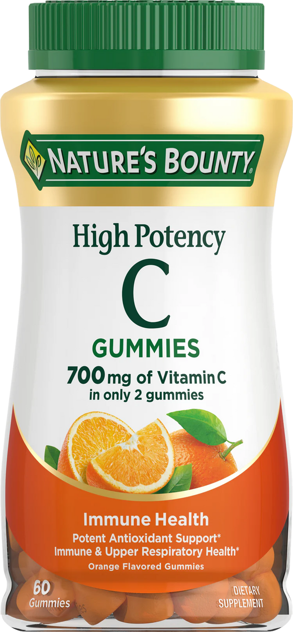 Nature's Bounty High Potency Vitamin C Gummies - 700mg - 60 Count