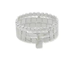 Nine West Silver-Tone 3 Piece Beaded Stretch Bracelet