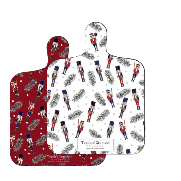 Toasted Crumpet Nutcracker Mini Double Sided Chopping Board