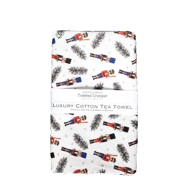 Toasted Crumpet Nutcracker (Pure) Tea Towel