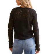 Free People Womens In The Meadow Long Sleeve T-Shirt