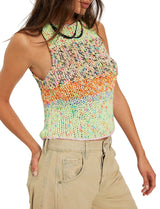 Free People Womens Flea Market Knit Tank Top