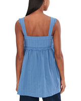 Free People Womens Farrah Chiffon Tunic Top