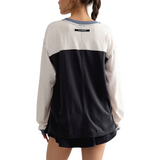 Free People Womens Hustle Layer Graphic Top