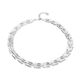 UNOde50 Silver Alloy Link Necklace