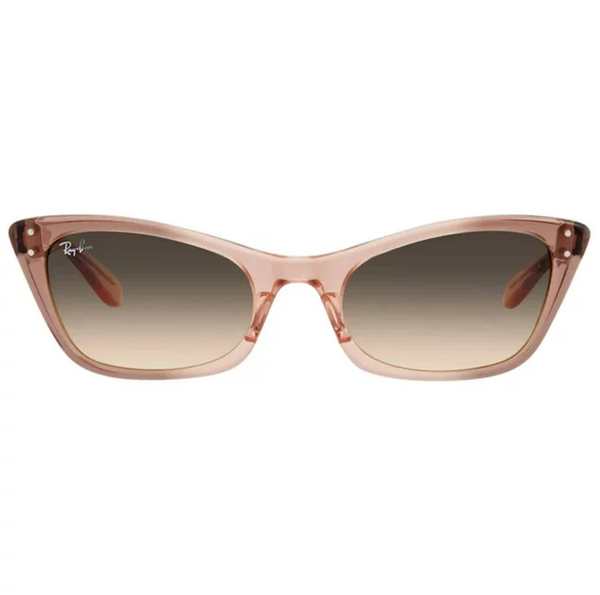 Ray-Ban Womens Lady Burbank Non-Polarized Sunglasses - Transparent Pink