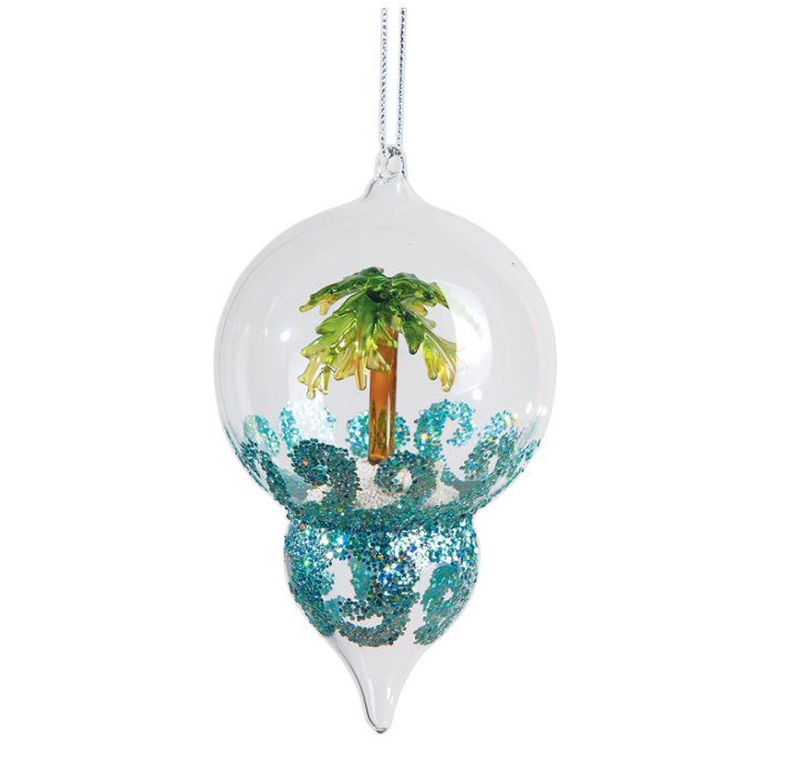 C&F Home Palm Tree Finial Ornament