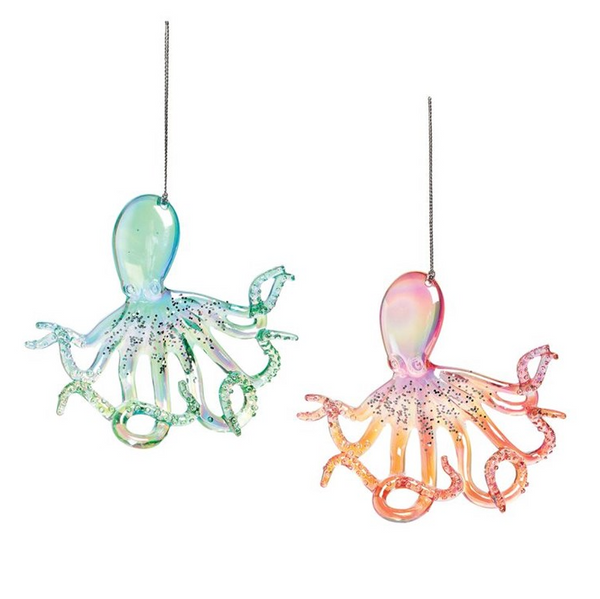 C&F Home Sparkle Octopus Ornament