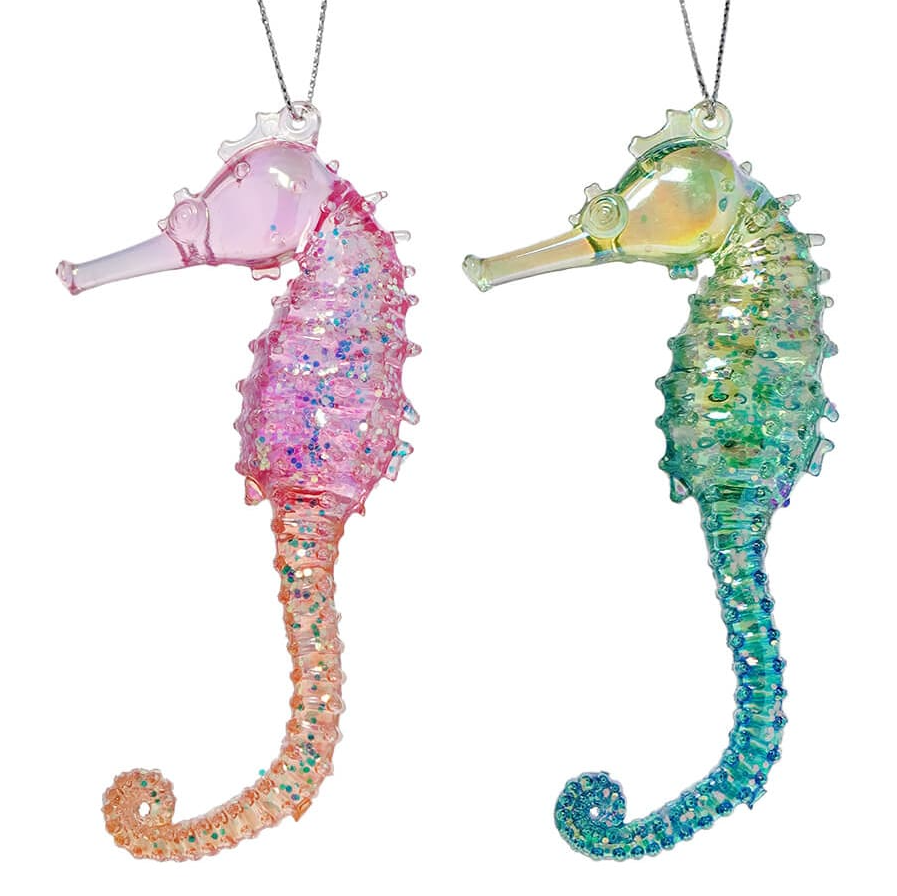 C&F Home Sparkle Seahorse Ornament