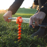Nite Ize Orange Screw Large Ultimate Ground Anchor - 2 Pack