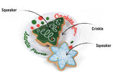 P.L.A.Y. Merry Woofmas Christmas Eve Cookies Dog Toy