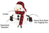 P.L.A.Y. Home For The Holidays Blizzard Buddy Dog Toy