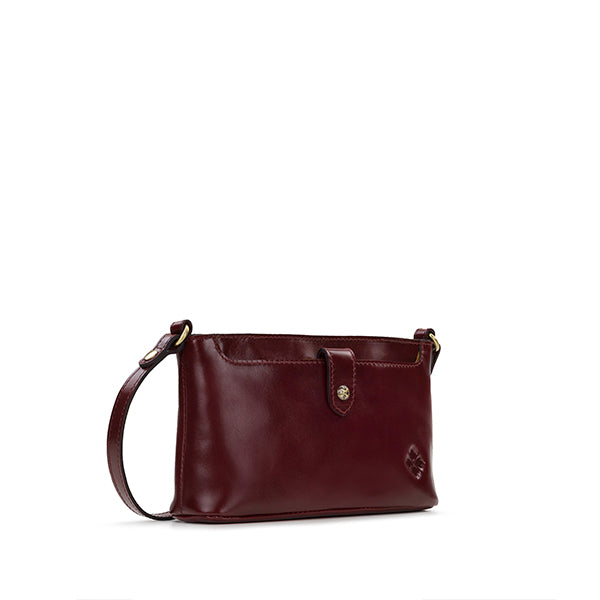 Patricia Nash Aimee Vintage Distressed Leather Crossbody Handbag