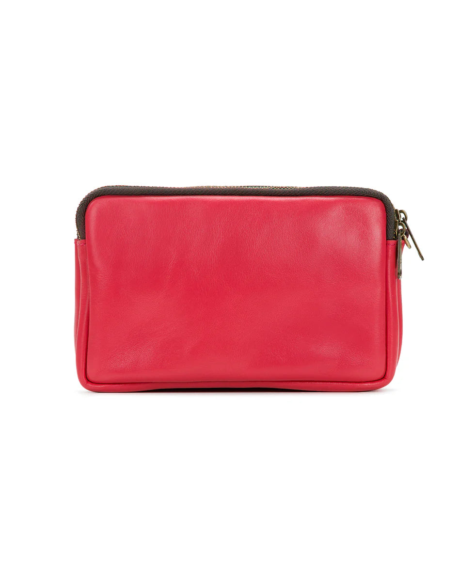Patricia Nash Viani Vintage Distressed Leather Wristlet