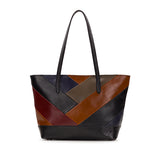 Patricia Nash Verzi Colorblock Retro Tote Handbag